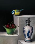 Alfonso Moreno, pimpelmeesje schaaltje kersen en een kan., Antiek en Kunst, Ophalen of Verzenden