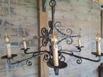 Antieke lamp., Huis en Inrichting, Lampen | Kroonluchters, Ophalen of Verzenden, Zo goed als nieuw, Metaal