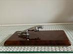 Vintage chromen leaping Jaguar Motormascotte, Antiek en Kunst, Ophalen