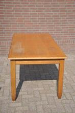 eiken tafel 90 x 180, Ophalen, Gebruikt, 50 tot 100 cm, Vijf personen of meer