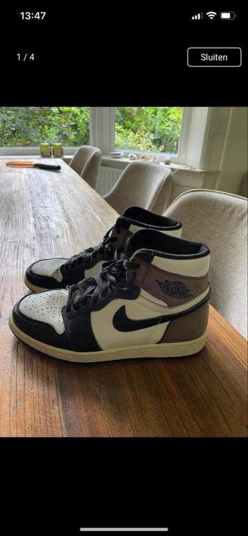 Air Jordan 1 High - Bruin/Zwart beschikbaar voor biedingen