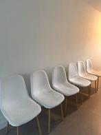 Teddy Eetkamerstoelen, Ophalen of Verzenden, Gebruikt, Wit, Vijf, Zes of meer stoelen