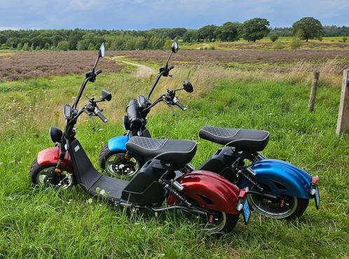 2 x GLS HL 3.0 E-chopper elektrische scooter + veel extra''s, Fietsen en Brommers, Snorfietsen en Snorscooters, Zo goed als nieuw