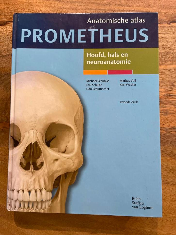 Prometheus Hoofd, Hals en Neuroanatomie, Boeken, Studieboeken en Cursussen, Zo goed als nieuw, WO, Beta, Ophalen of Verzenden