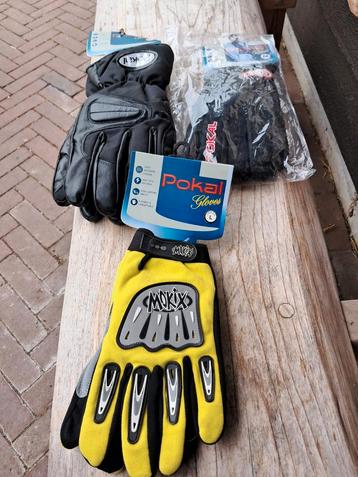 Te koop 3 paar nieuwe motor brommer crossmotor handschoenen beschikbaar voor biedingen