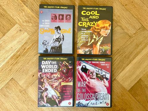 4x Arkoff Film Library DVD’s met War of the Colossal Beast, Cd's en Dvd's, Dvd's | Klassiekers, Zo goed als nieuw, Horror, 1940 tot 1960