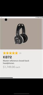 AKG K872 Koptelefoon headphone headtelefoon hifi zgan, Audio, Tv en Foto, Koptelefoons, Ophalen, Zo goed als nieuw, Overige merken