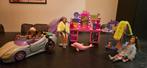 Barbies extra met auto en kaptafel, Ophalen, Barbie