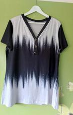 Nieuw Shirt, maat 52. Zwart/wit., Ophalen of Verzenden, Nieuw, Wit, Shirt of Top