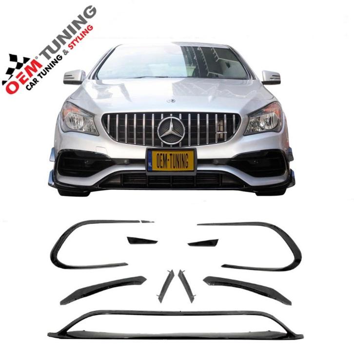 AERO SPOILER KIT | CLA AMG VOORBUMPER | 2016 – 2019 |, Auto diversen, Tuning en Styling, Ophalen of Verzenden