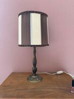 Messing schemerlamp, Huis en Inrichting, Lampen | Tafellampen, Ophalen of Verzenden, Zo goed als nieuw, Minder dan 50 cm
