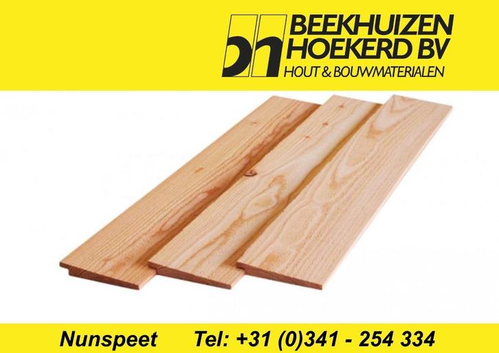 Douglas zweedsrabat planken 10/20x145mm 300cm, Doe-het-zelf en Verbouw, Hout en Planken, Nieuw, Plank, Overige houtsoorten, 300 cm of meer
