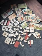 Vintage Leesplankje met Plaatjes en Letters, Kinderen en Baby's, Speelgoed | Educatief en Creatief, Ophalen of Verzenden, Gebruikt