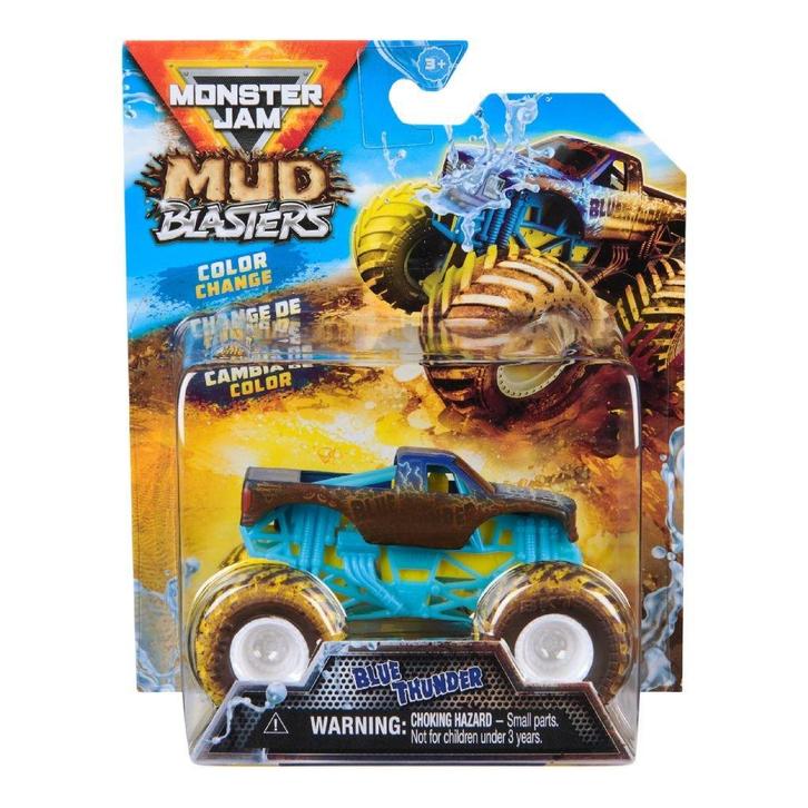 Monster Jam 1:64 Mud Blasters, Kinderen en Baby's, Speelgoed | Speelgoedvoertuigen, Nieuw, Ophalen of Verzenden