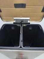 Wesco Big Double Boy afvalbak 36L met lichte gebruikssporen, Info@mystore.nl, Met pedaal, 50 tot 75 cm, Verzenden