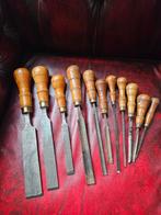 Nooitgedagt beitels plus gutsen, Antiek en Kunst, Antiek | Gereedschap en Instrumenten, Ophalen of Verzenden