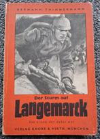 H. Thimmermann - Der Sturm auf Langemarck ( 1942 ), Ophalen of Verzenden, Landmacht, Duitsland, Boek of Tijdschrift