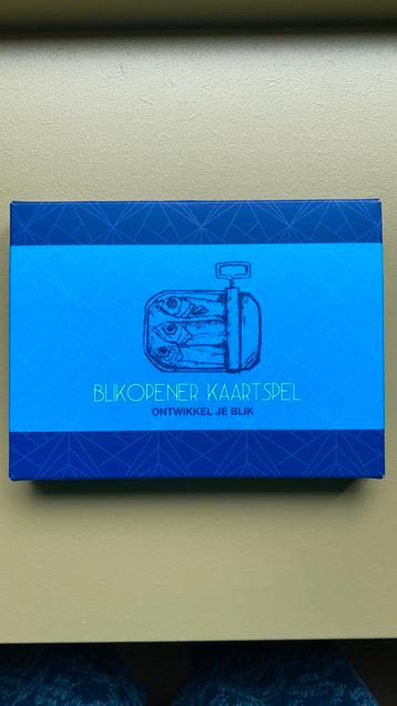 Blikopener kaartspel van blauwprint  (nieuw) beschikbaar voor biedingen