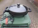 Herman elektrische hapjespan braadpan koekenpan camping, Ophalen, Zo goed als nieuw