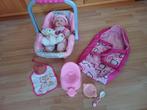 Baby born maxi cosy met reiswieg, babypop en verzorging set., Ophalen of Verzenden, Zo goed als nieuw, Babypop