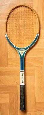 Vintage Dunlop Impera Tennisracket Houten Racket, Racket, Gebruikt, Ophalen of Verzenden, Dunlop