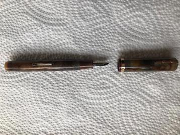 1925 WATERMAN LADY PATRICIA ONYX CATALIN 18K FOUNTAIN PEN beschikbaar voor biedingen