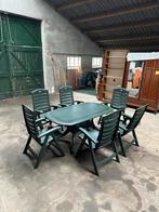 Hartman tuinset met 6 stoelen, Tuin en Terras, Ophalen, Zo goed als nieuw, Kunststof