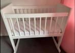 Baby wiegje bed Wit, Ophalen, Zo goed als nieuw, Wieg