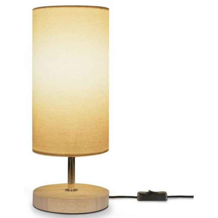 Paco Home tafellamp E14 lamp | zonder lamp, Huis en Inrichting, Lampen | Tafellampen, Nieuw, Minder dan 50 cm, Stof, Ophalen of Verzenden