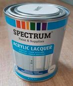 Nieuw! Acryllak zijdeglans wit 0,75L, Ophalen of Verzenden