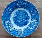 Delfts blauw wandbord met merkteken, Ophalen of Verzenden