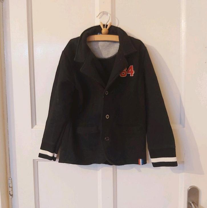 Claessens mooi zwarte colbert fijne stof maat 128-134, Kinderen en Baby's, Kinderkleding | Maat 128, Ophalen of Verzenden
