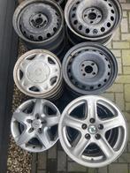 Partij stalen velgen 14, 15, 16 inch gebruikt., Auto-onderdelen, Banden en Velgen, Ophalen, Gebruikt, Velg(en), A
