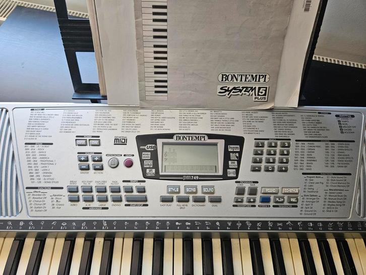 Bontempi Keyboard PM 749, Muziek en Instrumenten, Keyboards, 61 toetsen, Overige merken, Ophalen