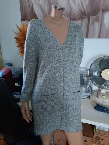 Leuk zachte gebreide grijs gemêleerd vest Atmosphere maat 42 beschikbaar voor biedingen