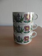 Villeroy & Boch mokkakopjes kopjes bloem vintage, Antiek en Kunst, Ophalen