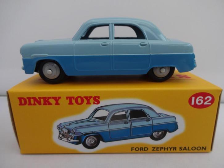 Ford Zephyr licht/donker blauw nr: 162van Dinky Toys 1/43, Hobby en Vrije tijd, Modelauto's | 1:43, Nieuw, Auto, Dinky Toys, Ophalen of Verzenden