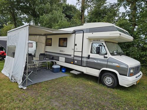 Peugot 280 camper | hobby 620 ak | incl voortent | apk 2026, Caravans en Kamperen, Campers, Particulier, tot en met 6, Half-integraal