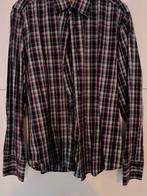 Hugo Boss Overhemd XL Ruit Paars Zwart Wit, Paars, Ophalen of Verzenden, Hugo Boss, Gedragen