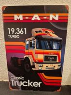 Nieuw Metalen Bord MAN 19.361 Turbo - 20x30cm, Ophalen of Verzenden