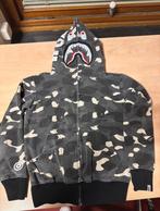 Bape Shark Hoodie - Grijs Camo, Kleding | Heren, Truien en Vesten, Ophalen of Verzenden, Bape, Grijs, Gedragen
