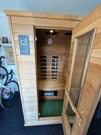 Infrarood cabine / sauna 2p. met radio/cd-speler, Ophalen, Gebruikt, Infrarood, Complete sauna