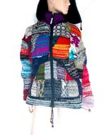 D'PURE WOL NEPAL Handgemaakte Vest / Jas , Maat M, Verzenden, Zo goed als nieuw, Maat 42/44 (L), Overige kleuren