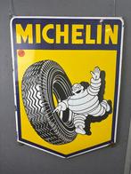 oud origineel emaille reclamebord Michelin Bibendum 50x70cm, Ophalen of Verzenden