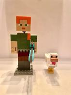 Lego Minecraft BigFig figuur Alex met Kip 21149, Kinderen en Baby's, Speelgoed | Duplo en Lego, Ophalen of Verzenden, Zo goed als nieuw