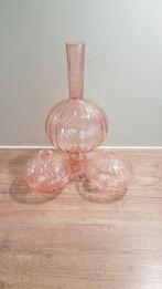 EDG bloemvaasjes, Overige kleuren, Ophalen of Verzenden, Minder dan 50 cm, Glas