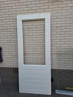 NIEUW! Hardhouten buitendeur, Doe-het-zelf en Verbouw, Deuren en Horren, Ophalen, 80 tot 100 cm, Nieuw, 200 tot 215 cm