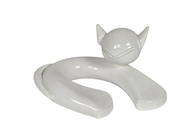 Peter Selhorst - grote kat - keramiek - wit - 1970's, Antiek en Kunst, Antiek | Keramiek en Aardewerk, Ophalen of Verzenden