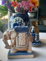 Vintage Olifant met Bakje - Woonaccessoire, Antiek en Kunst, Ophalen of Verzenden