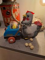 Bijzondere blikken kip ME 603, Antiek en Kunst, Ophalen of Verzenden